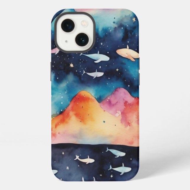 Starry Seascape iPhone Case (Back)
