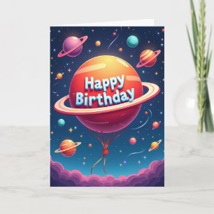 Starry Sky Birthday Card