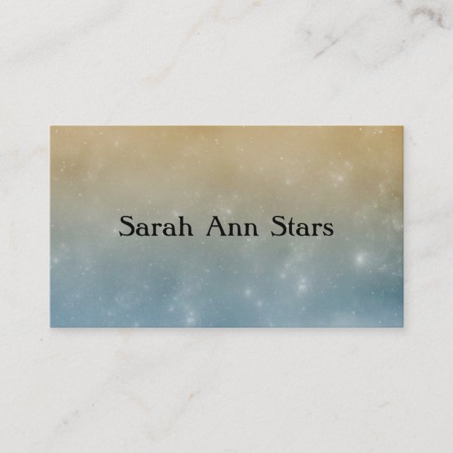 Starry Sky Business Card (Front)