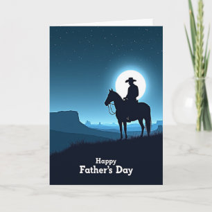 Starry Sky Fathers Day Wish Card