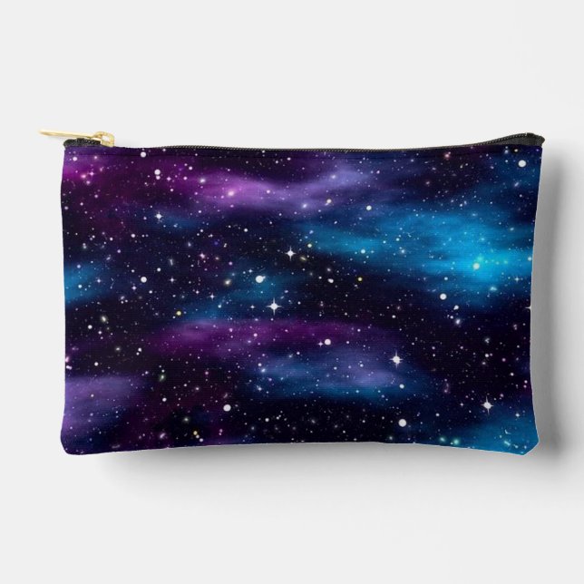 Starry Sky Galaxy Accessory Pouch (Front)