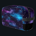 Starry Sky Galaxy Dopp Kit<br><div class="desc">*Customise with your text.</div>