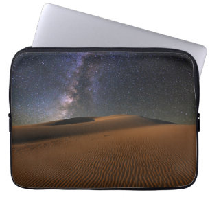 Starry Sky over the Sand Dunes Gobi Desert Laptop Sleeve