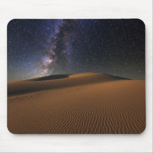 Starry Sky over the Sand Dunes Gobi Desert Mouse Pad