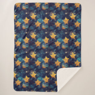 Starry Sky Sherpa Blanket