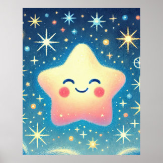 Starry Smile Poster