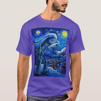 Starry snow flake T-Shirt