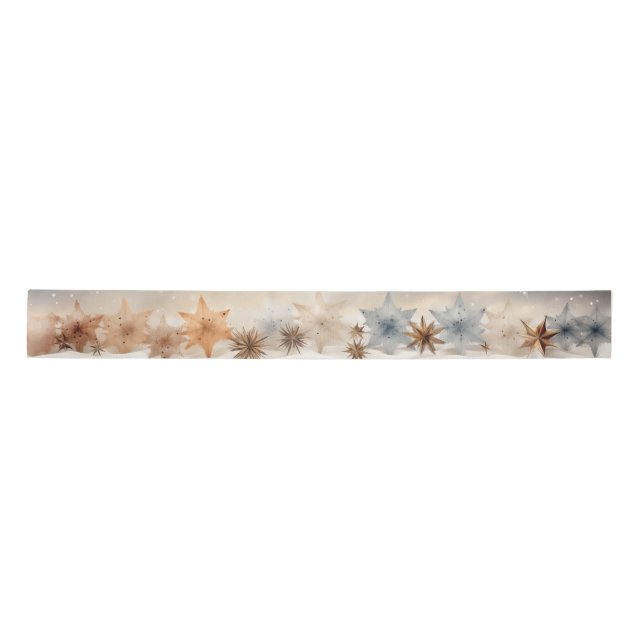Starry Snowflake Satin Ribbon (Front)