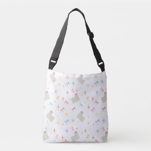Starry Sparkle Cute Puppy Wishes Crossbody Bag
