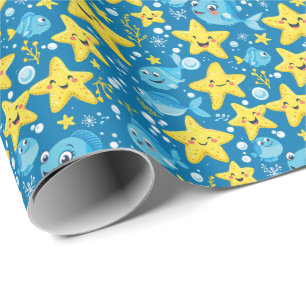 Starry Splash Wrapping Paper