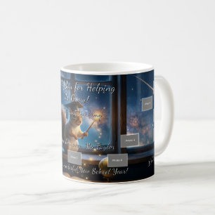 Starry Squirrel Teacher Appreciation Coffee Mug