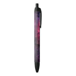Starry Stars Outer Space Galaxy Planetary Pattern Black Ink Pen
