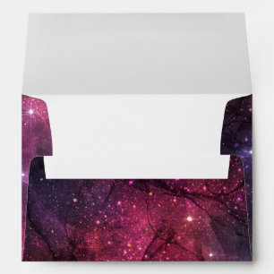 Starry Stars Outer Space Galaxy Planetary Pattern Envelope