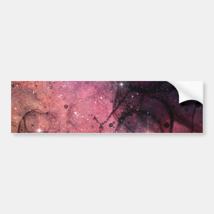 Starry Stars Space Galaxy Pattern Outer Space Bumper Sticker