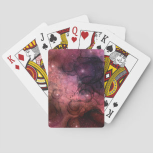 Starry Stars Space Galaxy Pattern Outer Space Playing Cards