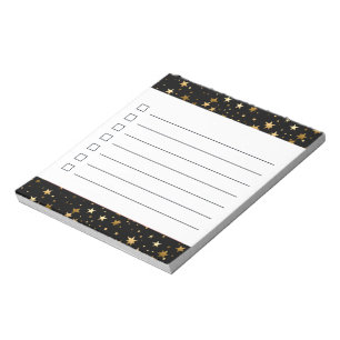 Starry To-Do List Tear-Off Notepad
