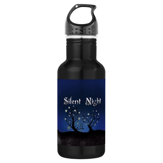 Starry Trees Silent Night 532 Ml Water Bottle (Front)