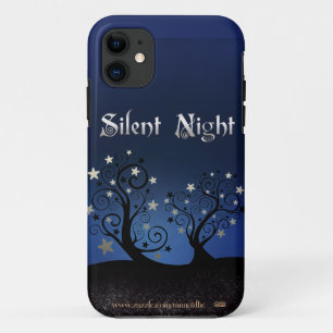 Starry Trees Silent Night iPhone 11 Case