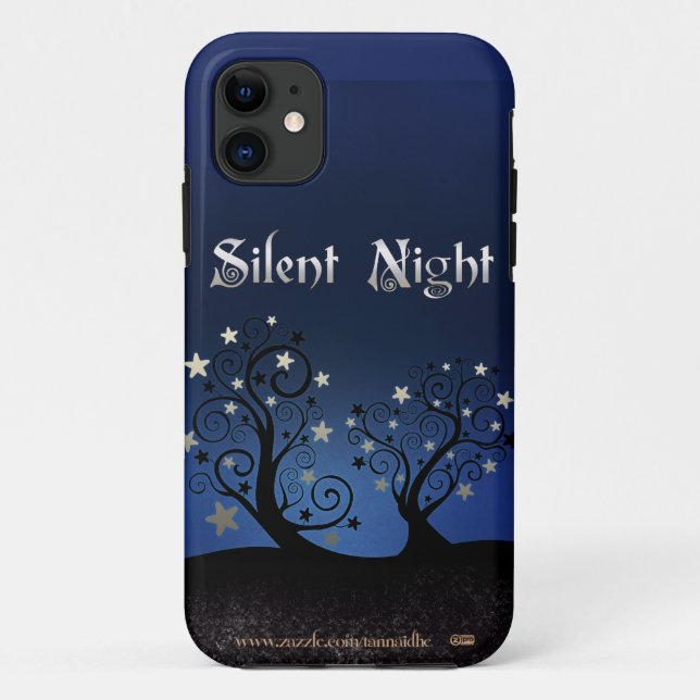 Starry Trees Silent Night Case-Mate iPhone Case (Back)