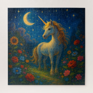 Starry Unicorn Garden – Magical Night Puzzle