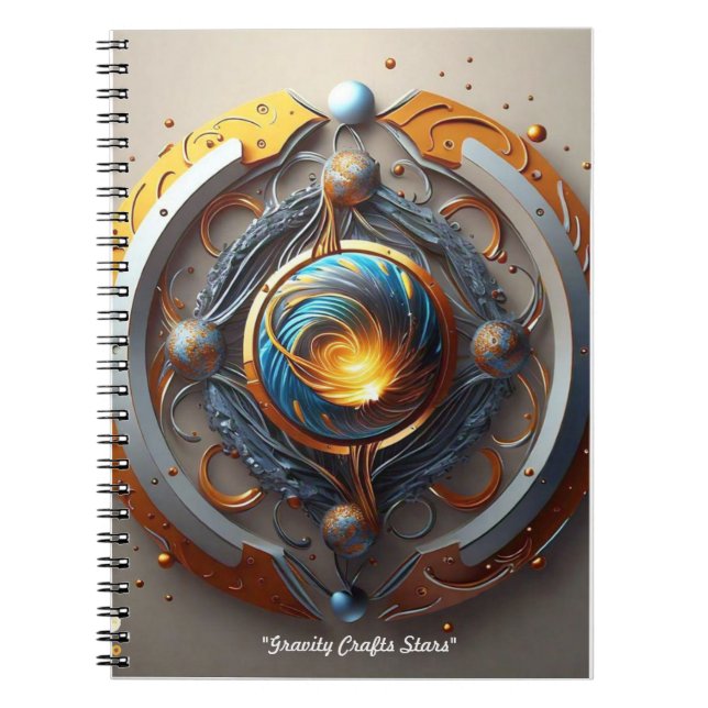 "Starry Unveiling" Notebook (Front)