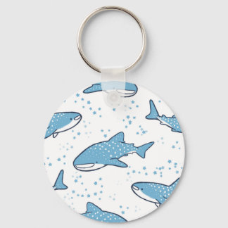 Starry Whale Shark (Light) Key Ring