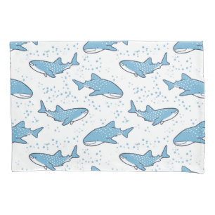 Starry Whale Shark (Light) Pillowcase