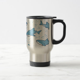 Starry Whale Shark (Light) Travel Mug