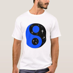 " Starry Ying Yang Symbol " T-Shirt