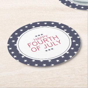 Stars 4th of July Independence Day Coasters