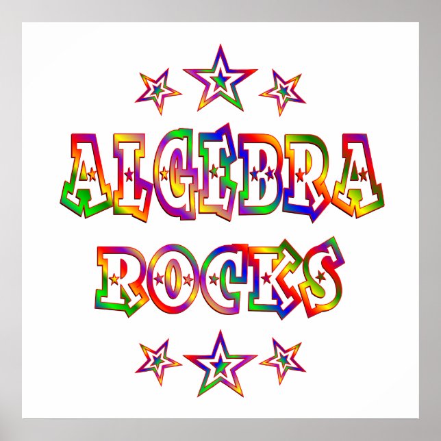 Stars Algebra Rocks Poster (Front)