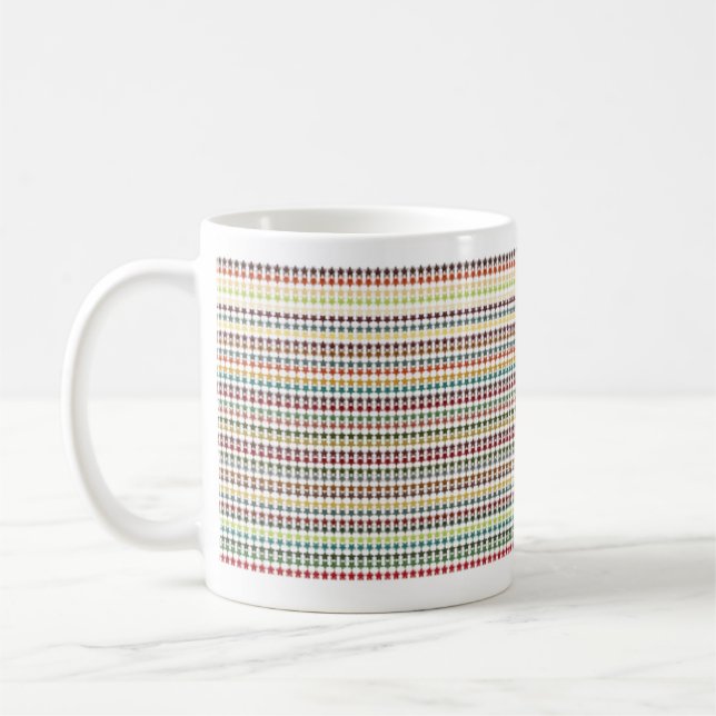Stars Aligned - Textless Multicolour Design Coffee Mug (Left)
