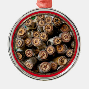 Stars along the Rio Grande Cotton Wood Trees Metal Ornament