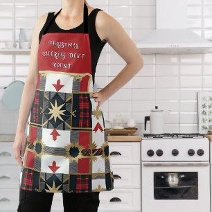 Stars And Arrows Plaid Apron