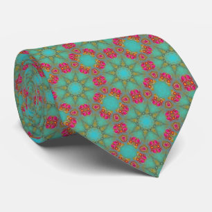 Stars And Berries Neck Tie