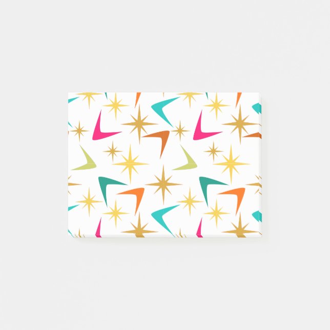 Stars and Boomerangs Post-it Notes (Front)
