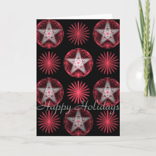 Stars and Bubbles Holiday card
