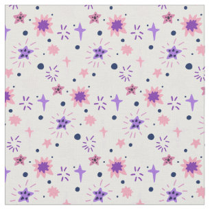 Stars and constellations  fabric