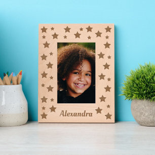 Stars and Custom Name Etched Frames