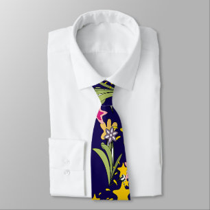 Stars And Flowers Tie