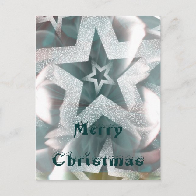 Stars and glitter! holiday postcard (Front)