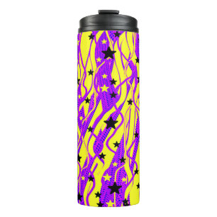 Stars and lines thermal tumbler