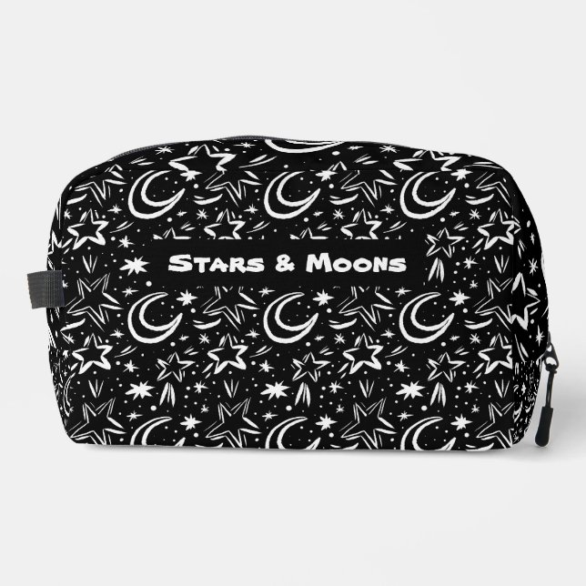 Stars and Moons. Dopp Kit (Front)