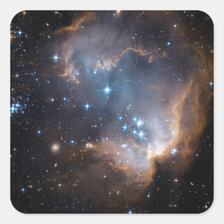 Stars and Nebulae Square Sticker