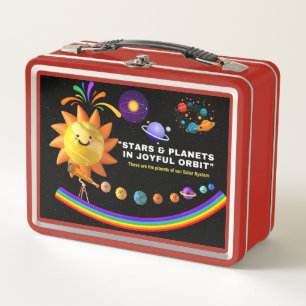 "Stars and Planets in Joyful Orbit Lunch Box