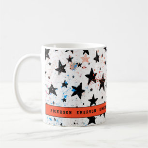 stars and space fun astronomy pattern coffee mug