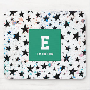 stars and space fun astronomy pattern mouse pad