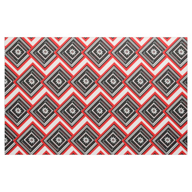 Stars and Squares Chevron Fabric (Fat Quarter)
