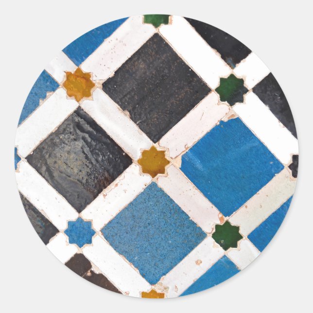 Stars and Squares Geometric Stickers (Front)