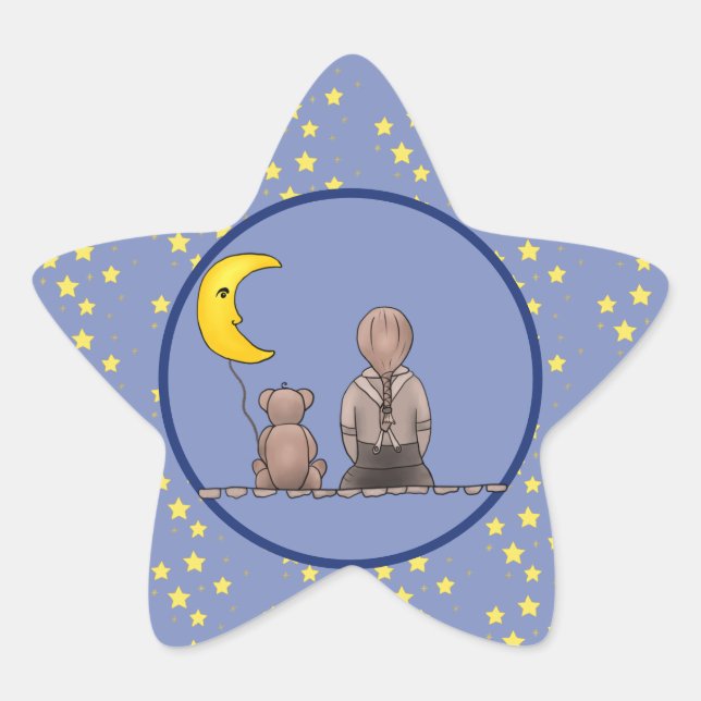 Stars and Stars Star Sticker (Front)